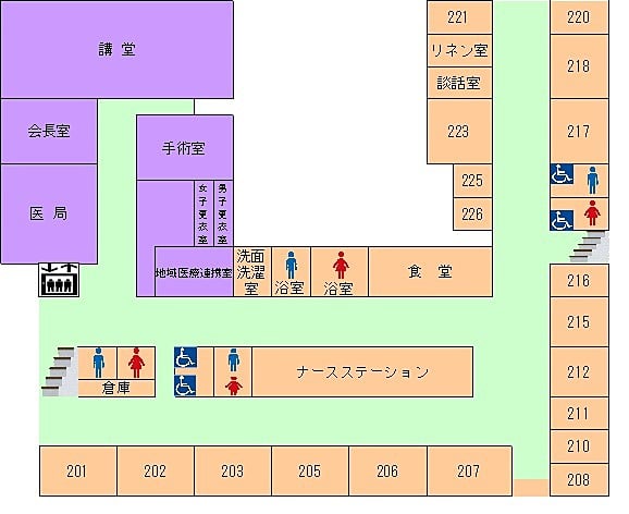 ２階見取り図